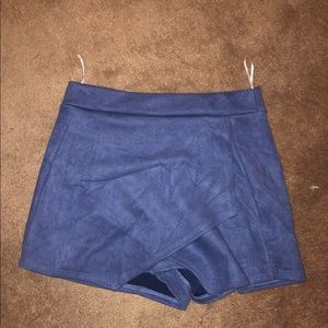 Blue Velvet Skort
